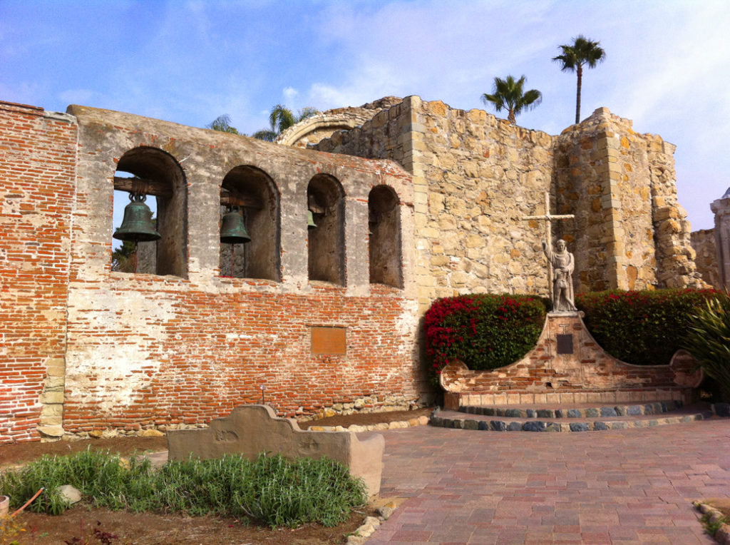 Ruins, Mission, San Juan Capistrano, Old Stone Church, California, Travel