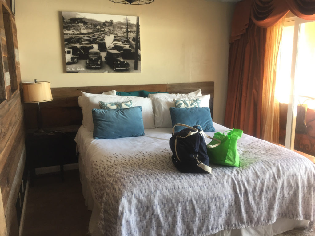 Updated bedroom at Inn at Avila Beach Avila Beach hotel Those Someday Goals