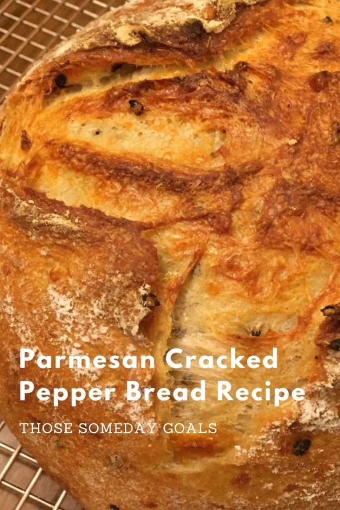 Dutch Oven No-Knead Parmesan Black Pepper Bread With Variations