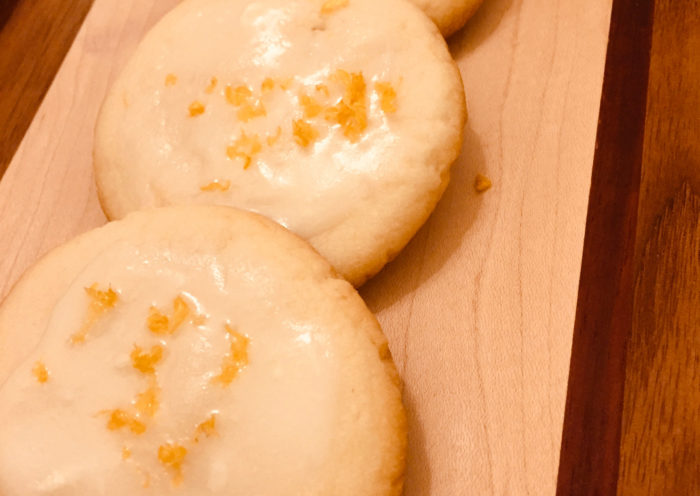 Finished lemon butter cookies on a wood board Butter Cookies Recipe Baking Those Someday Goals