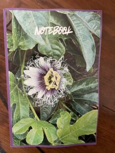 Passion Fruit flower Photo Notebook paper notebook for sale blank lined notebook